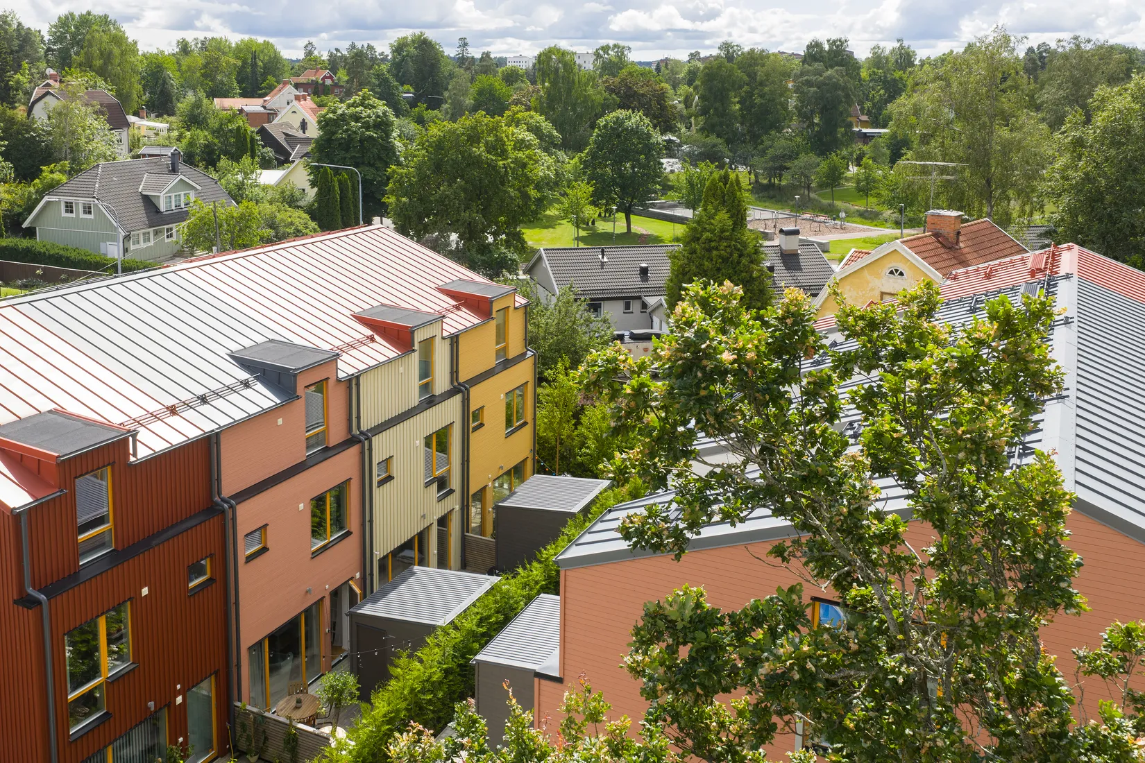 Radhus, Stationsvägen 21B, Centrala Stuvsta, Huddinge