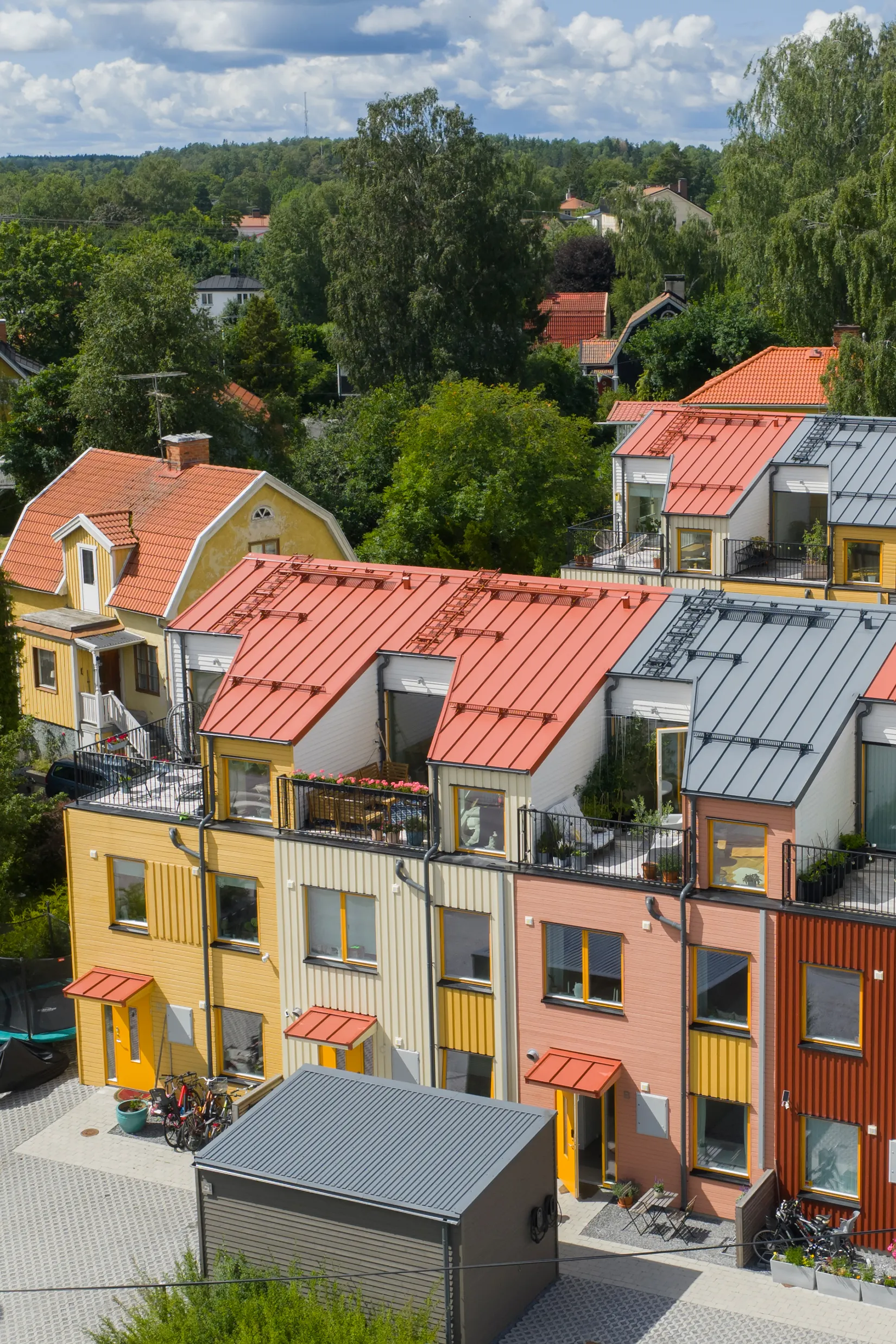 Radhus, Stationsvägen 21B, Centrala Stuvsta, Huddinge
