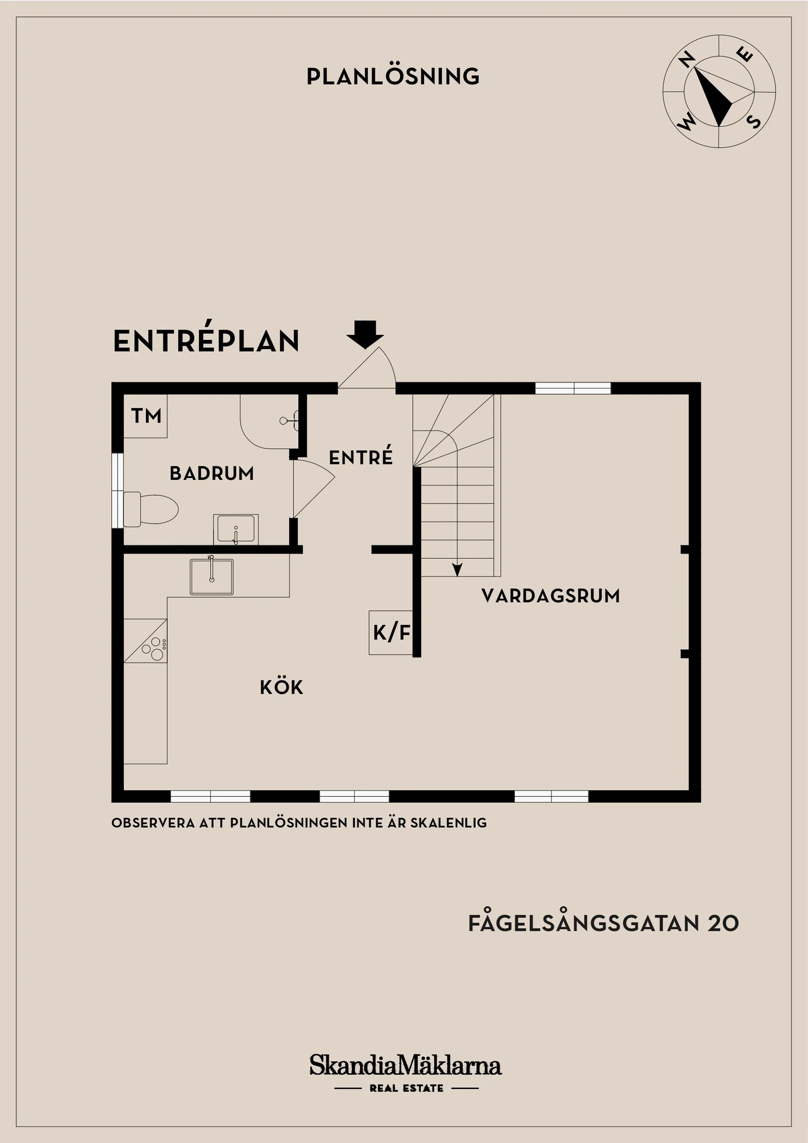 Bostadsrätt, Fågelsångsgatan 20, Helsingborg centrum, Helsingborg