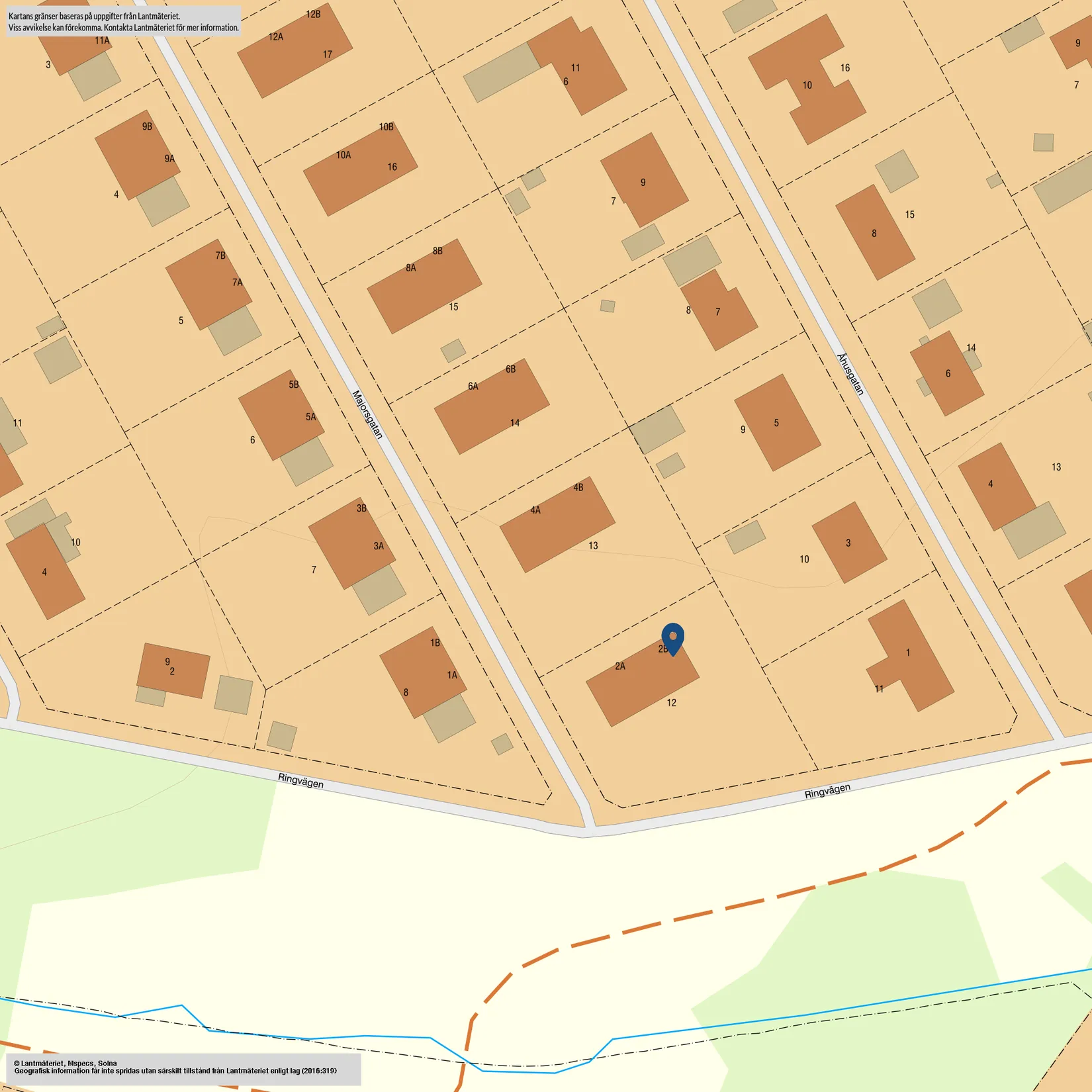 Radhus, Majorsgatan 2B, Centralt, Höör