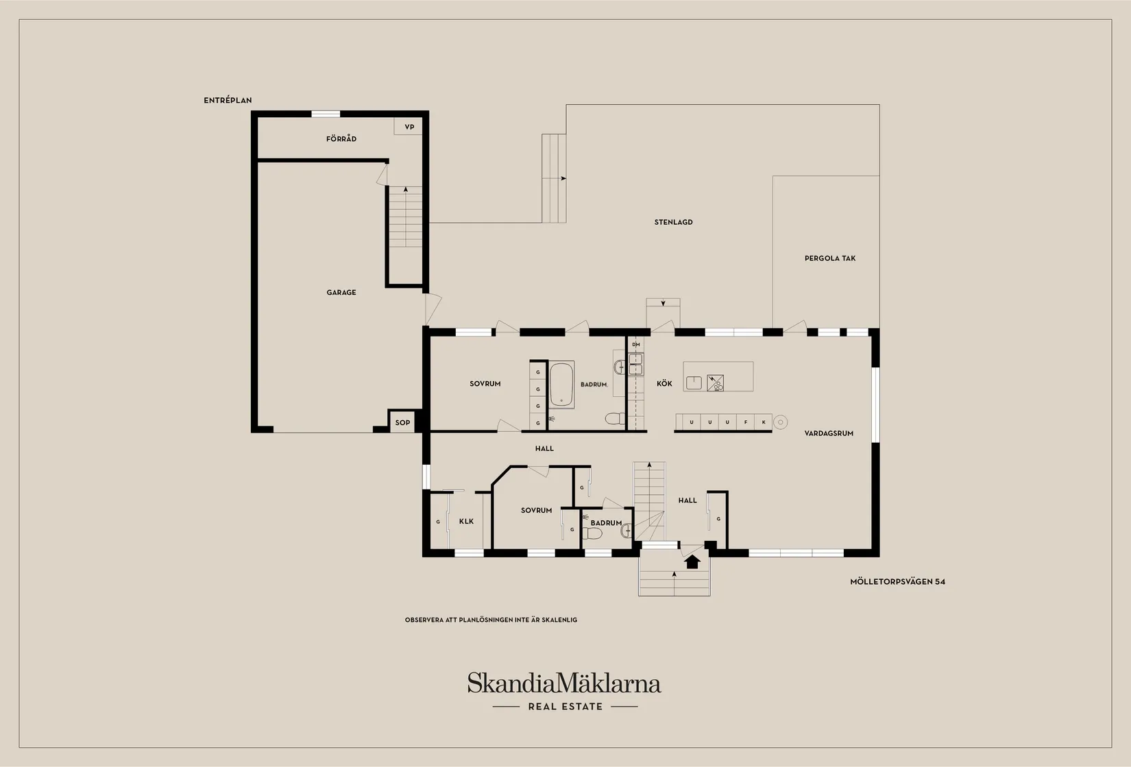 Villa, Mölletorpsvägen 54, Karlskrona