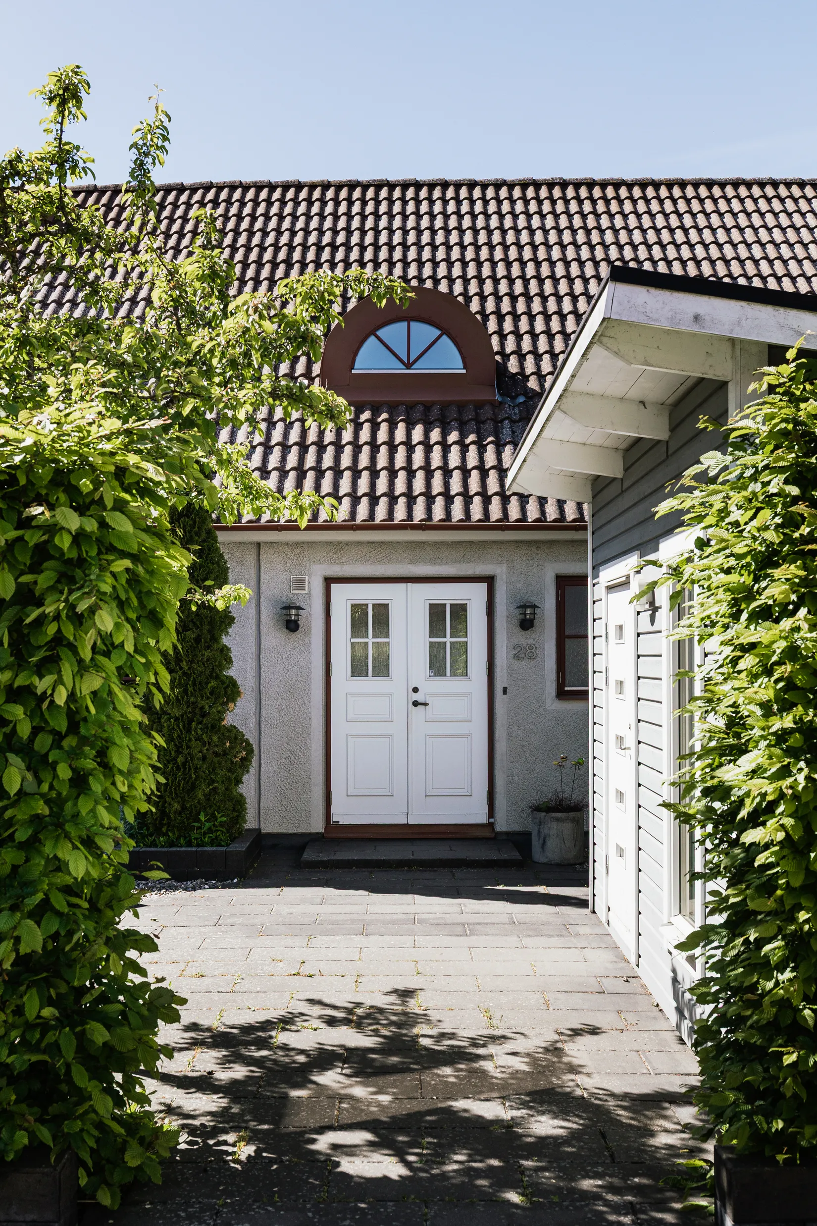 Radhus, Bergströms väg 28, Hjärup/Bergströmshusen, Staffanstorp