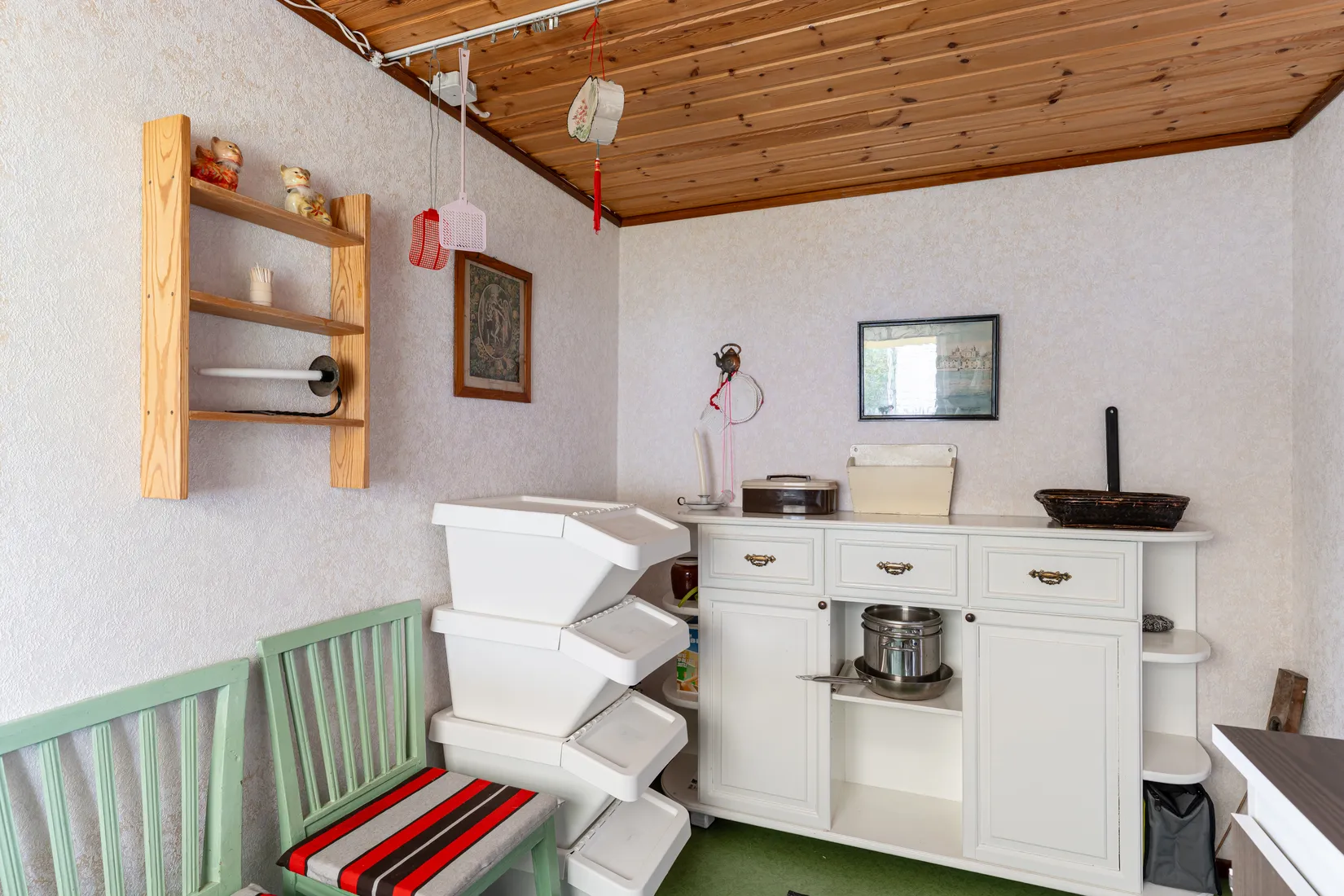 Fritidshus, Lindö koloniträdgårdsförening, stuga B2, Torshälla, Eskilstuna