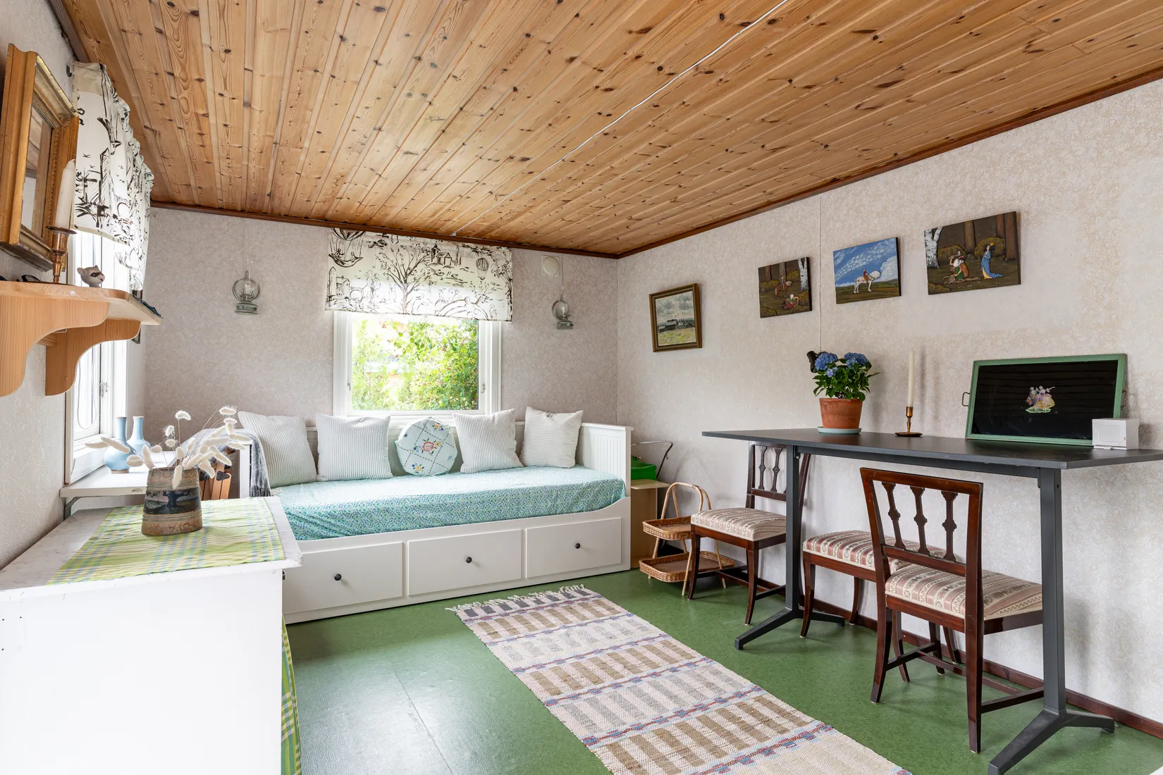 Fritidshus, Lindö koloniträdgårdsförening, stuga B2, Torshälla, Eskilstuna