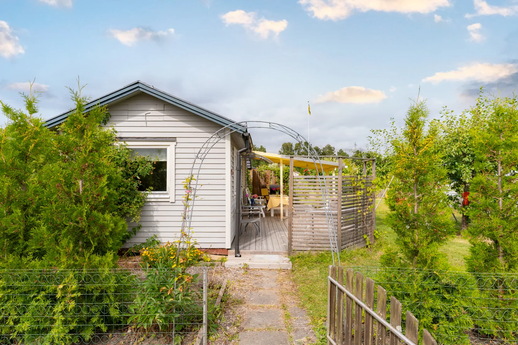 Fritidshus, Lindö koloniträdgårdsförening, stuga B2, Torshälla, Eskilstuna