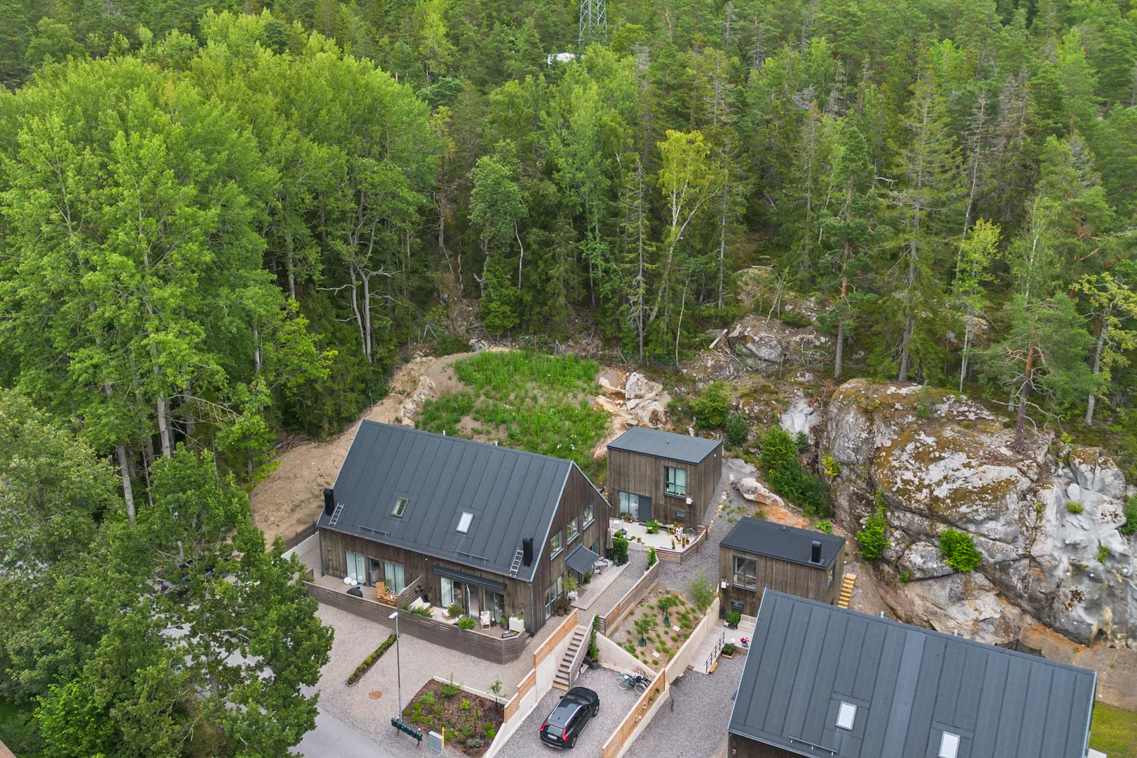 Radhus, Vidablicksvägen 3C, Trollbäcken, Skälsätra, Tyresö