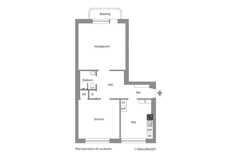 Bostadsrätt, Tessingatan 1 C, Centralt, Västerås