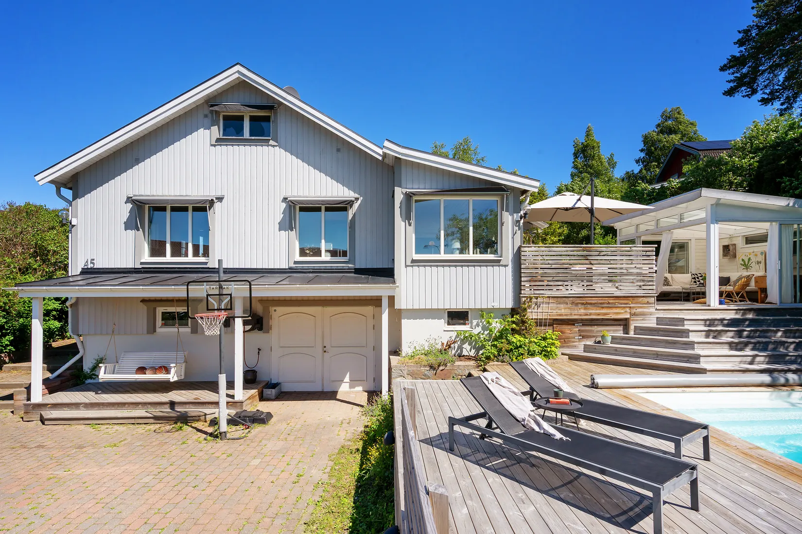 Villa, Gränsvägen 45, Spånga Solhem, Stockholm