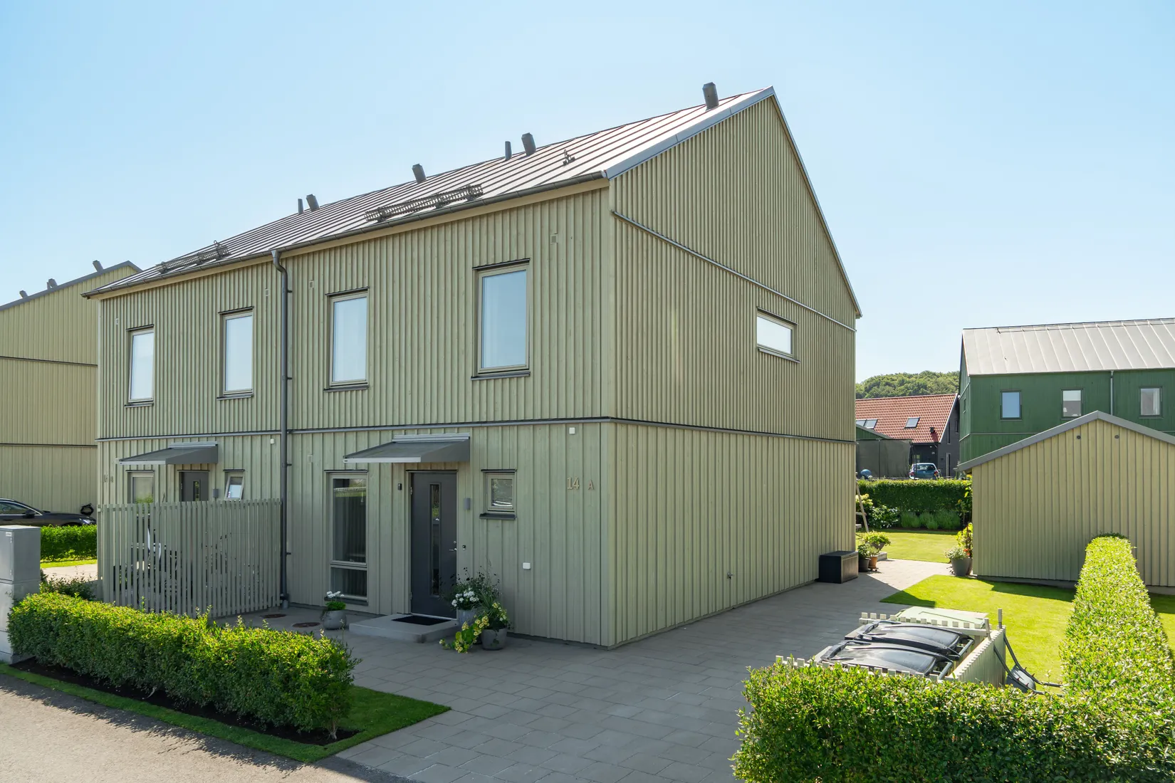 Radhus, Agatvägen 14A, Ö Karup, Båstad