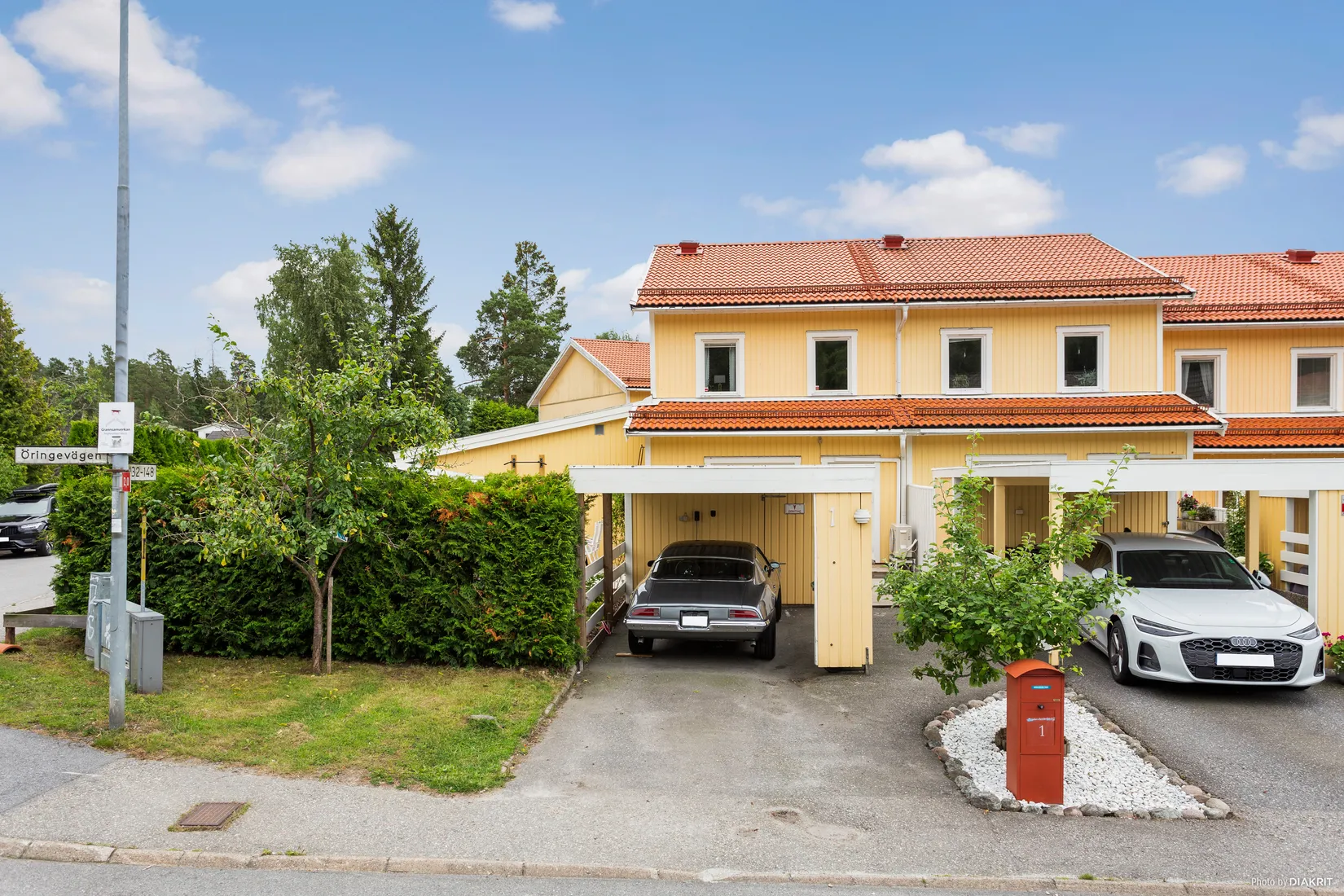 Radhus, Skogsvägen 1, Öringe, Tyresö