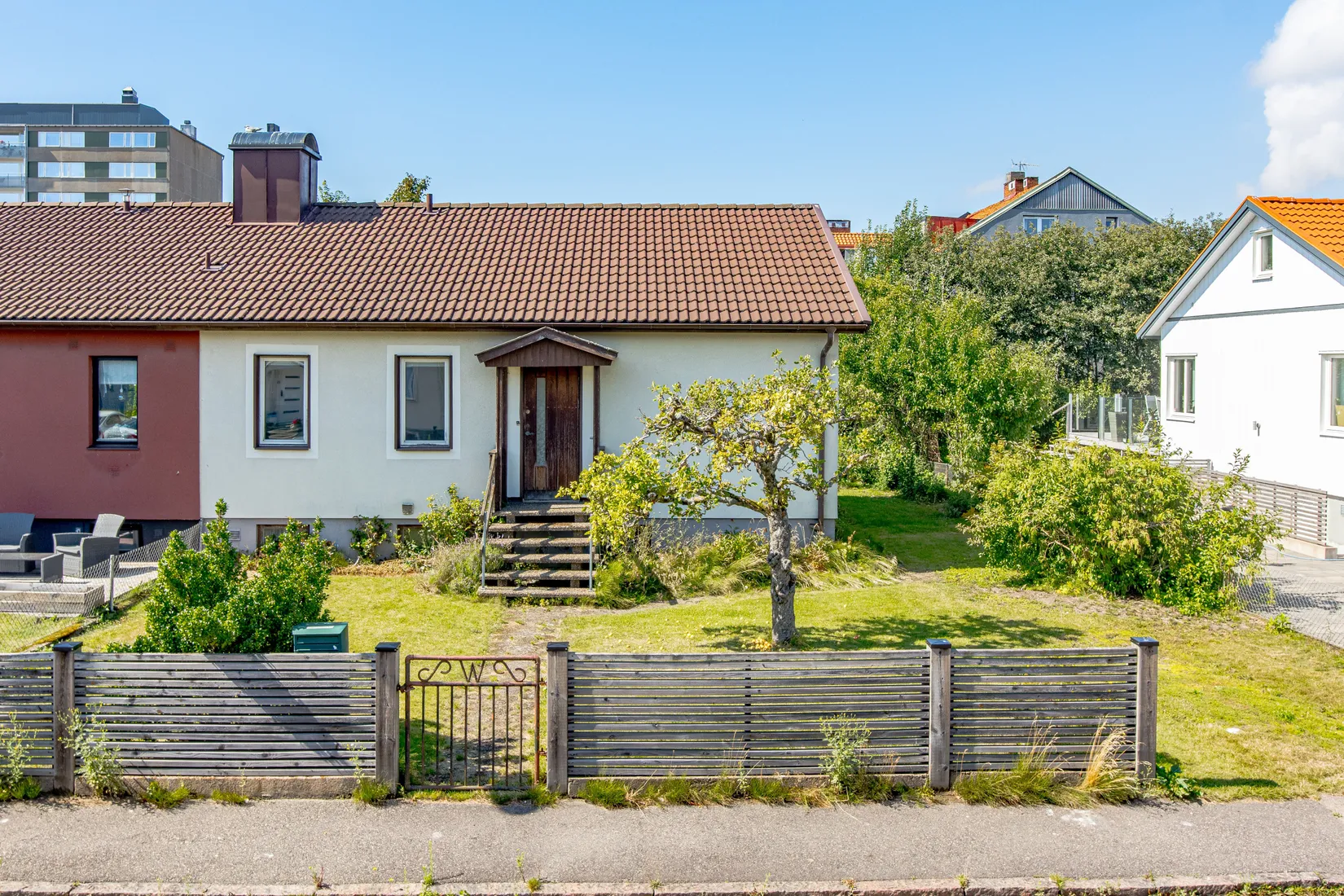 Radhus, Smedjegatan 23, Nyhem, Halmstad