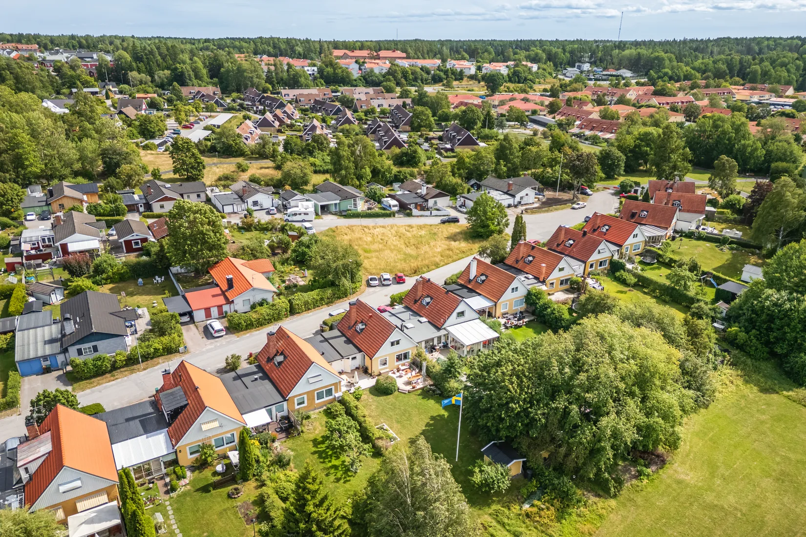 Radhus, Björkhagsvägen 17, Ormsta, Vallentuna