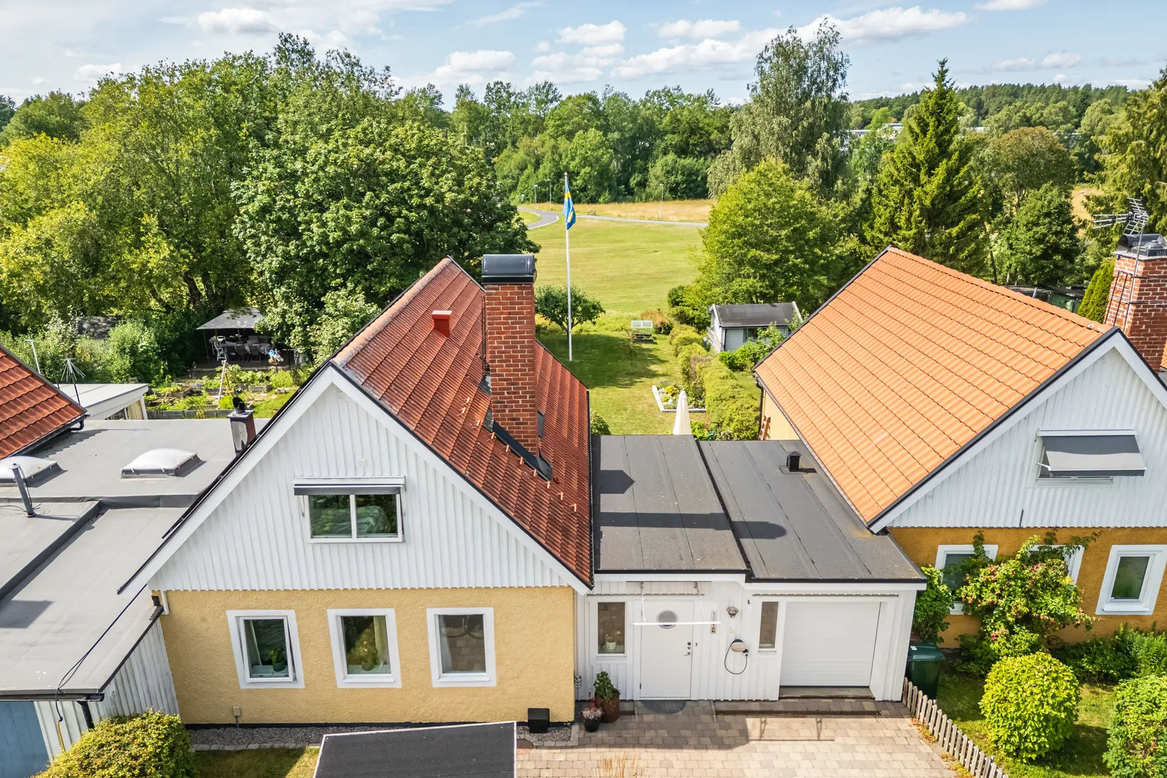 Radhus, Björkhagsvägen 17, Ormsta, Vallentuna
