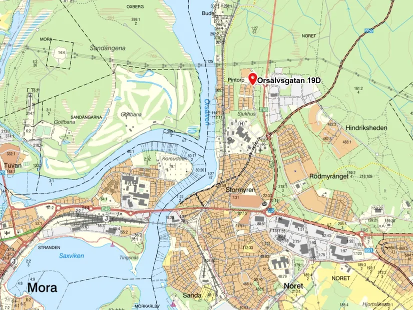 Bostadsrätt, Orsälvsgatan 19D, Noret, Mora