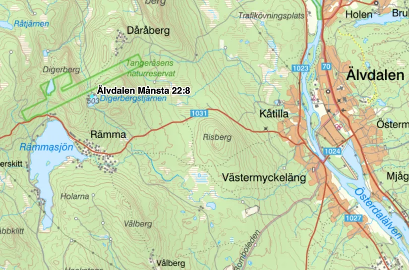 Fritidshus, Månsta 22:8, Älvdalen