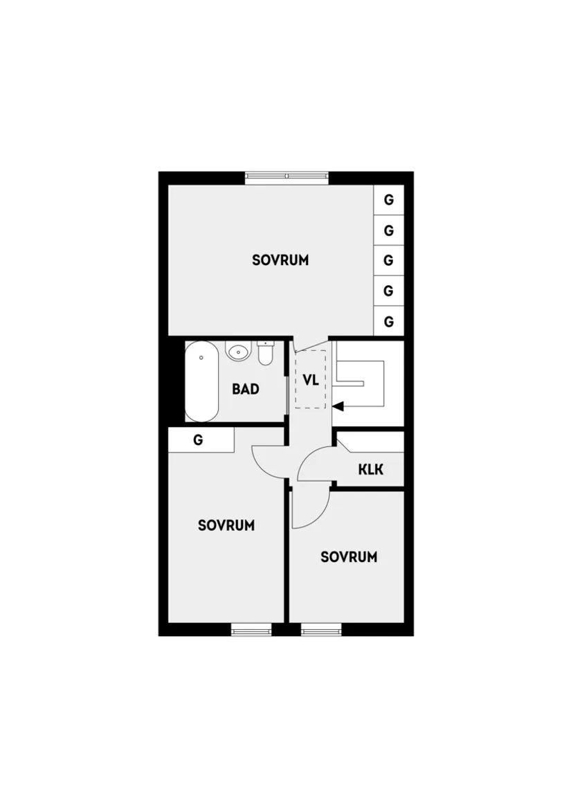 Radhus, Kullabergsvägen 29, Solgårdsgärde, Vallentuna