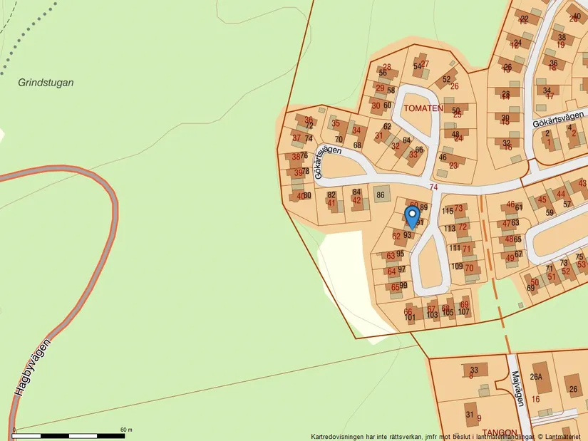 Radhus, Gökärtsvägen 91, Vallatorp, Täby
