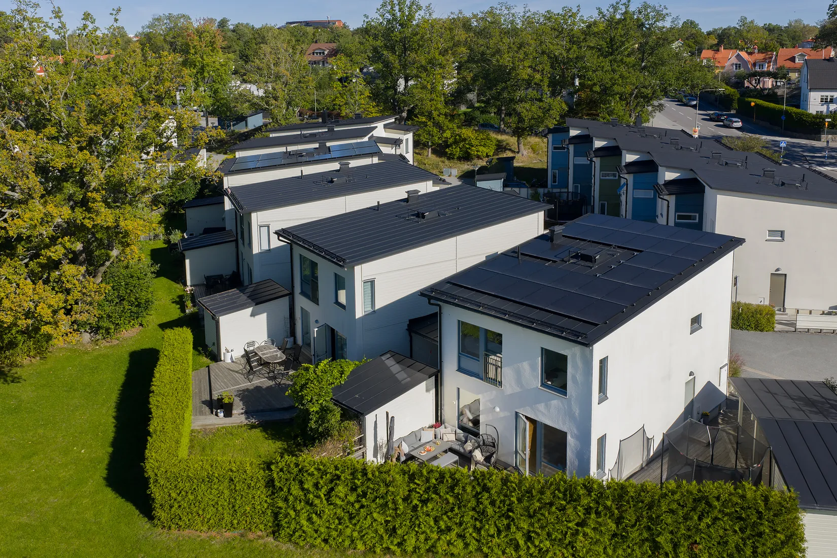 Radhus, Glasbjörksvägen 11, Älvsjö - Långbro Park, Stockholm