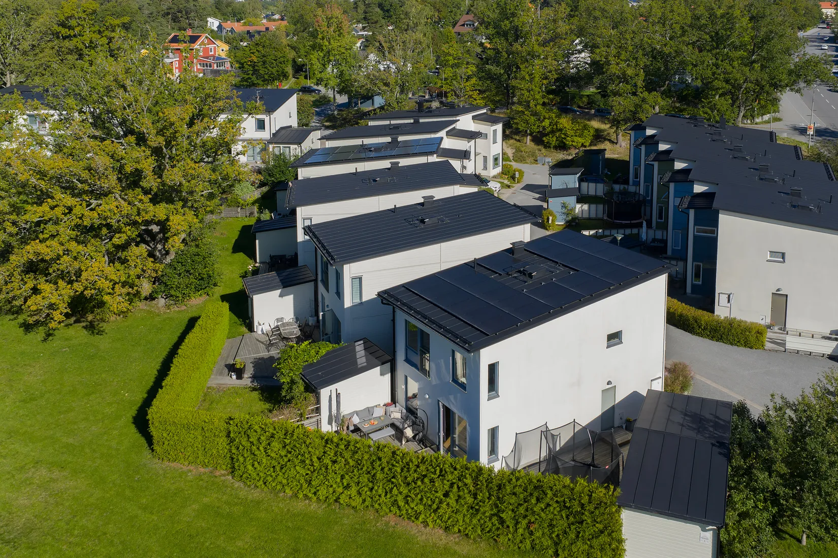 Radhus, Glasbjörksvägen 11, Älvsjö - Långbro Park, Stockholm