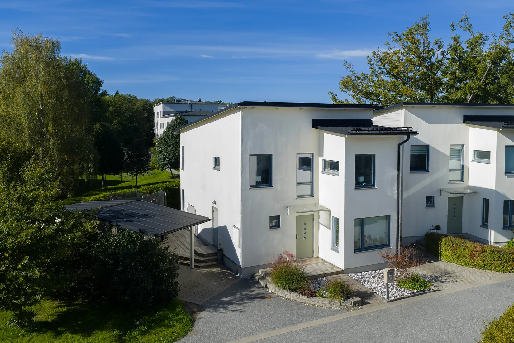 Radhus, Glasbjörksvägen 11, Älvsjö - Långbro Park, Stockholm