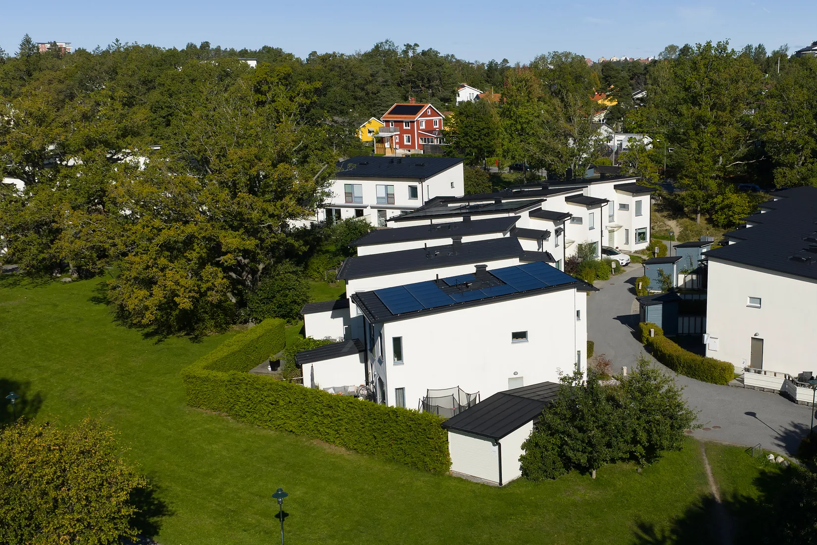 Radhus, Glasbjörksvägen 11, Älvsjö - Långbro Park, Stockholm