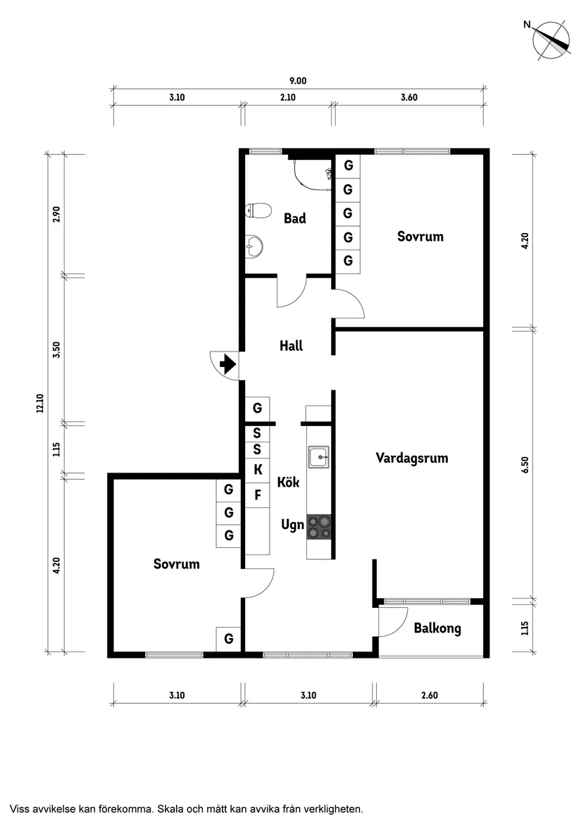 Bostadsrätt, Beryllgatan 23, Norra Tynnered, Göteborg