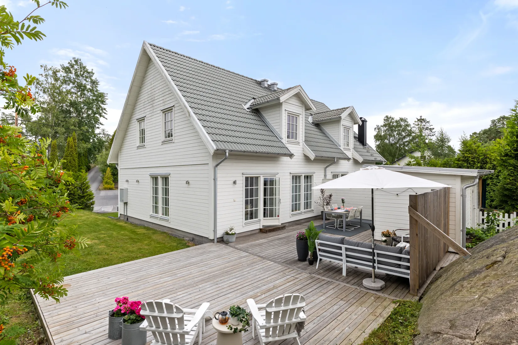 Radhus, Bokvägen 5G, Fornudden-Persudde, Tyresö