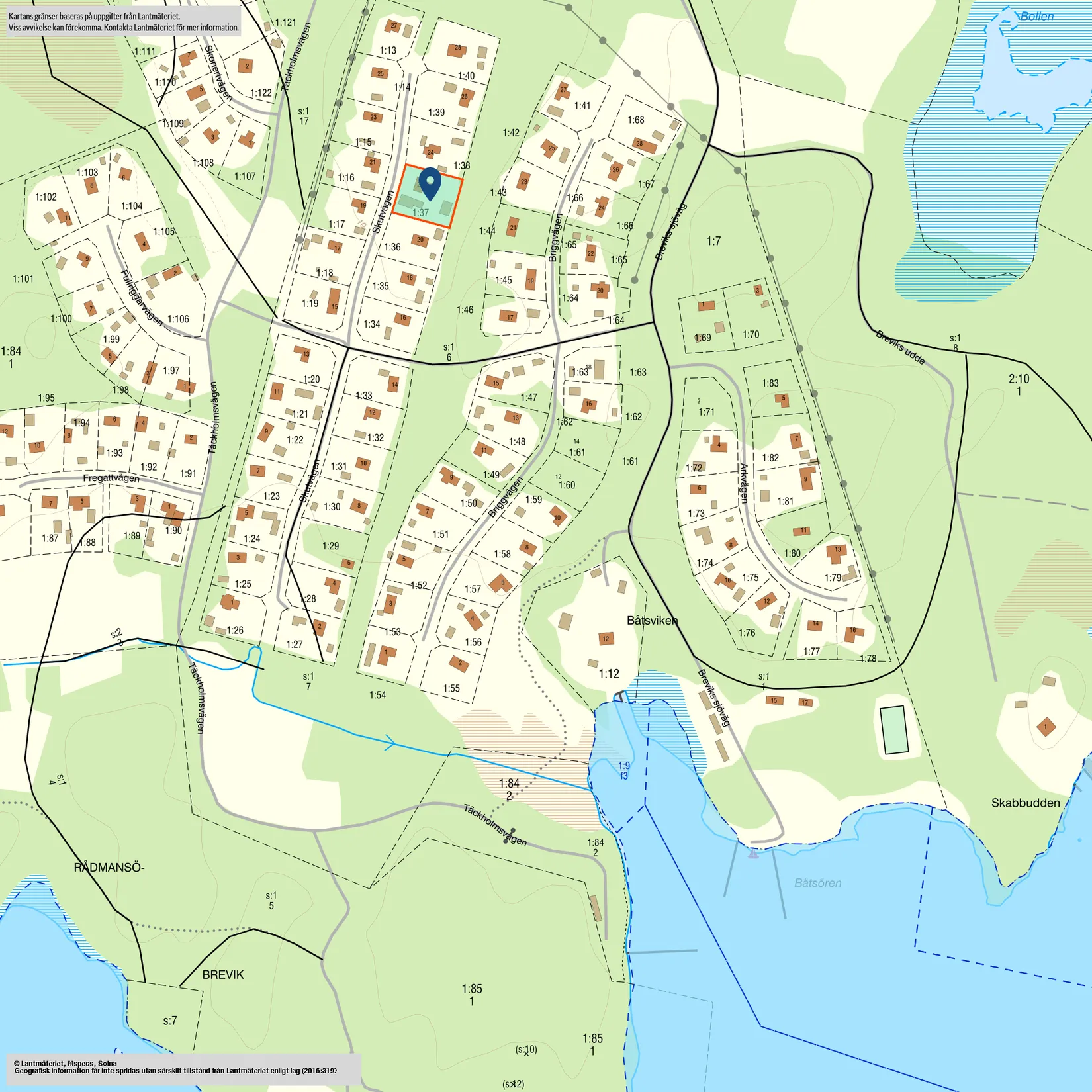 Fritidshus, Skutvägen 22, Båtsviken, Norrtälje