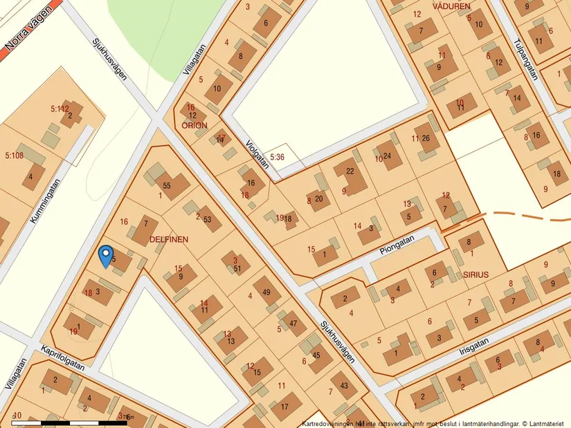 Villa, Kaprifolgatan 5, Bjuv