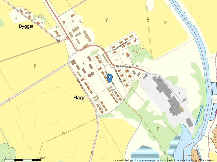 Radhus, Natt och Dags allé 39, Haga, Enköping
