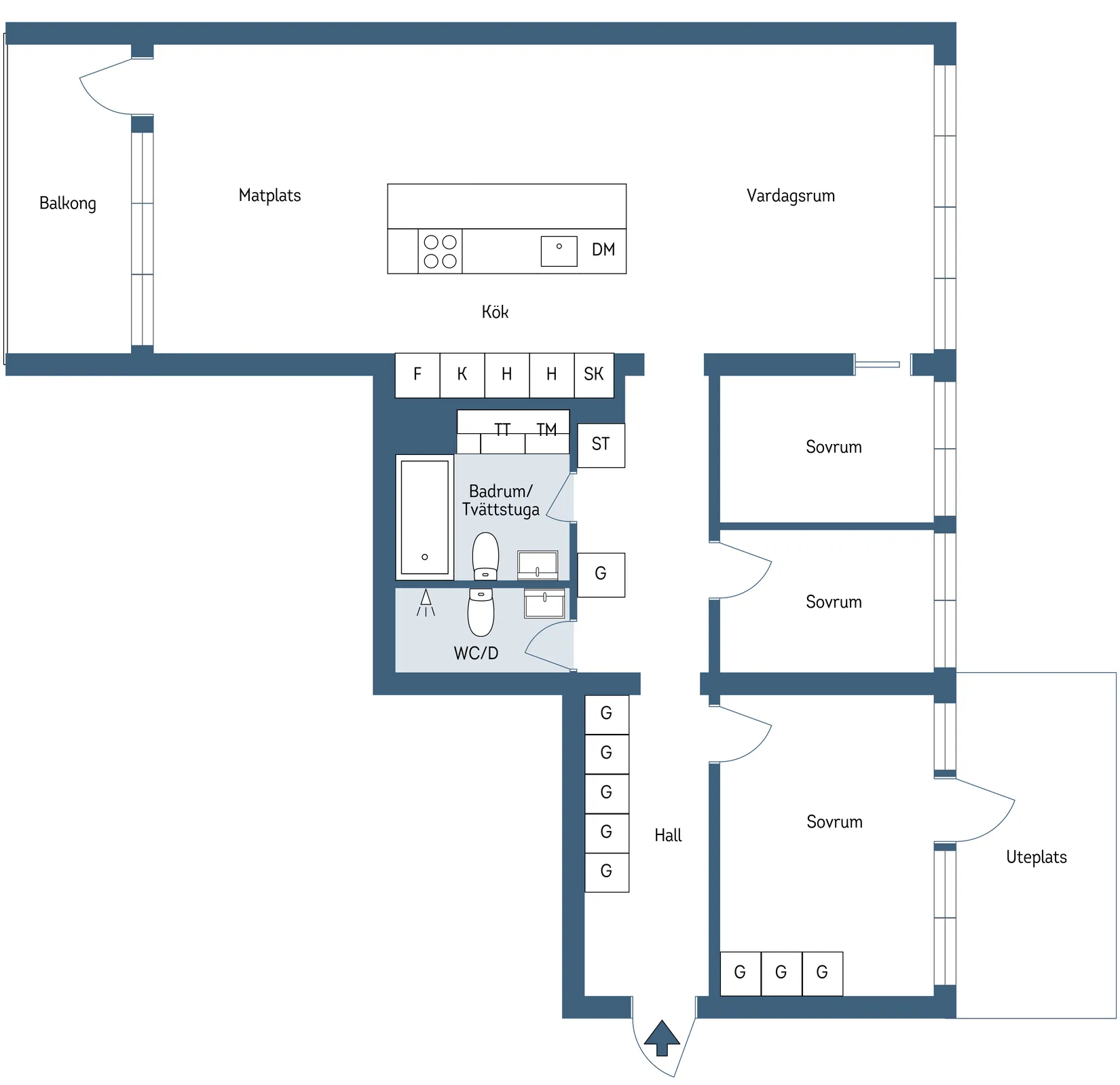 Bostadsrätt, Tollarevägen 53, Tollare, Nacka