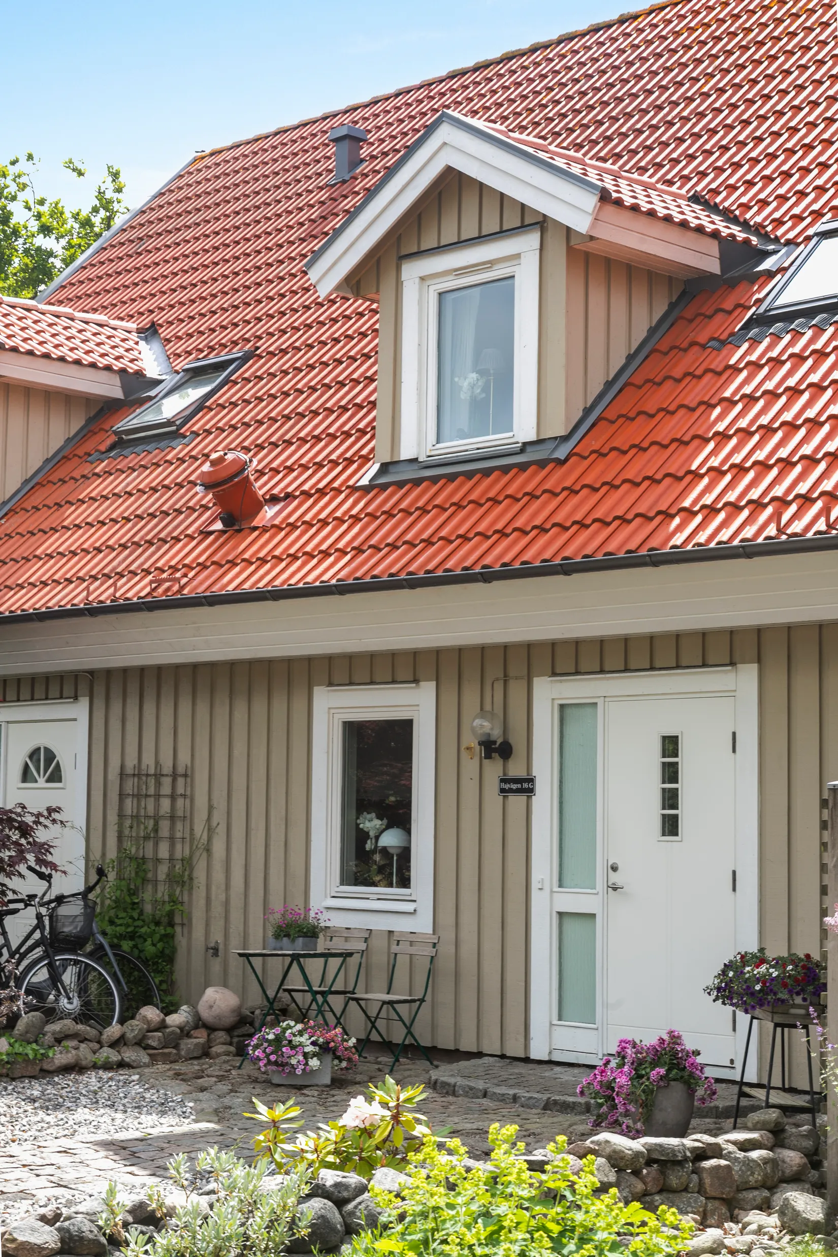 Radhus, Hajvägen 16G, Träslövsläge, Varberg