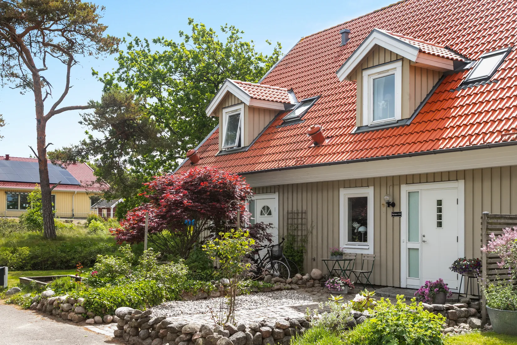 Radhus, Hajvägen 16G, Träslövsläge, Varberg