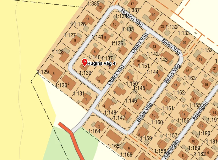 Villa, Hugins väg 4, Runnevål, Kil