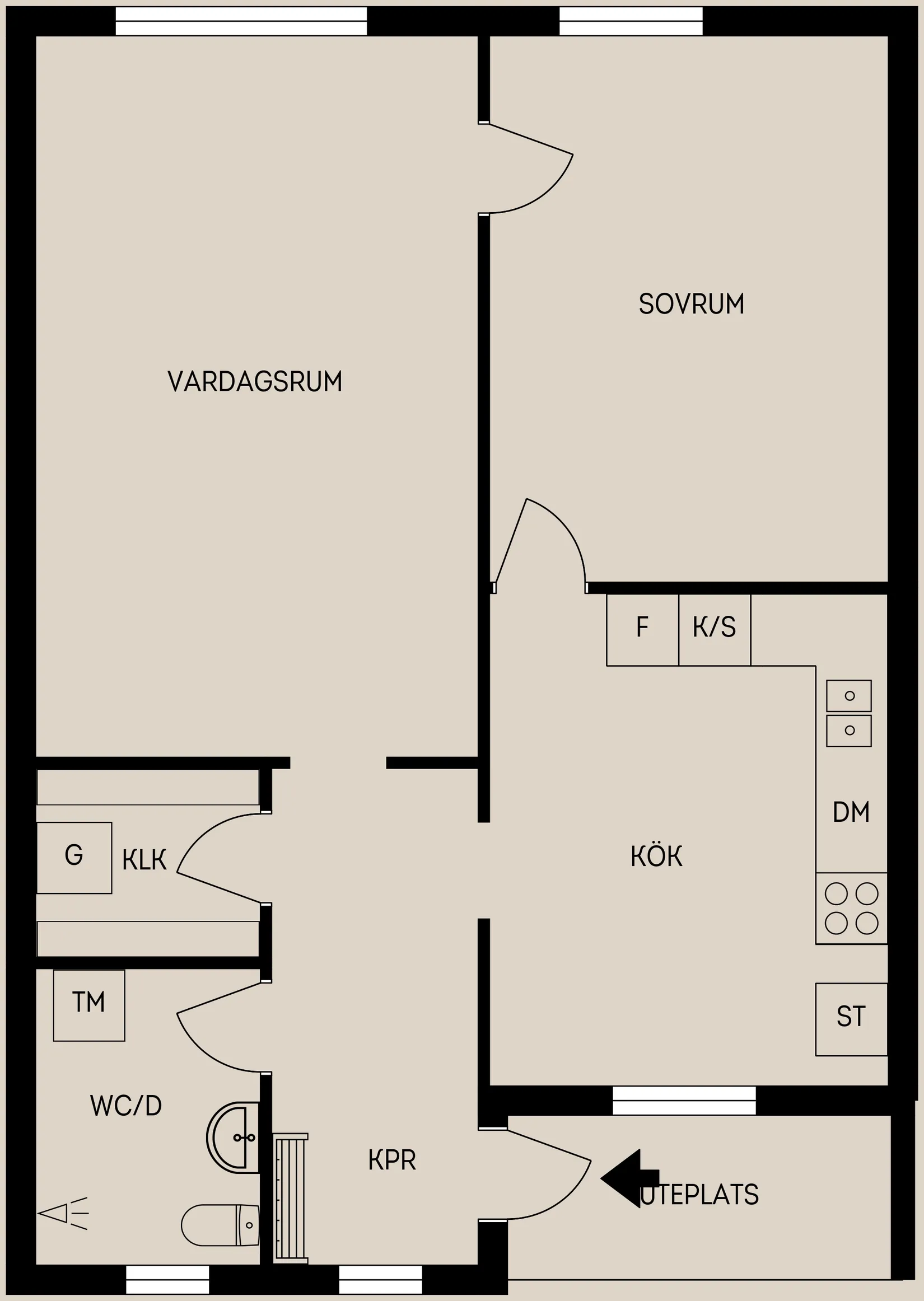 Bostadsrätt, Brynäsgatan 8, Brynäs, Gävle