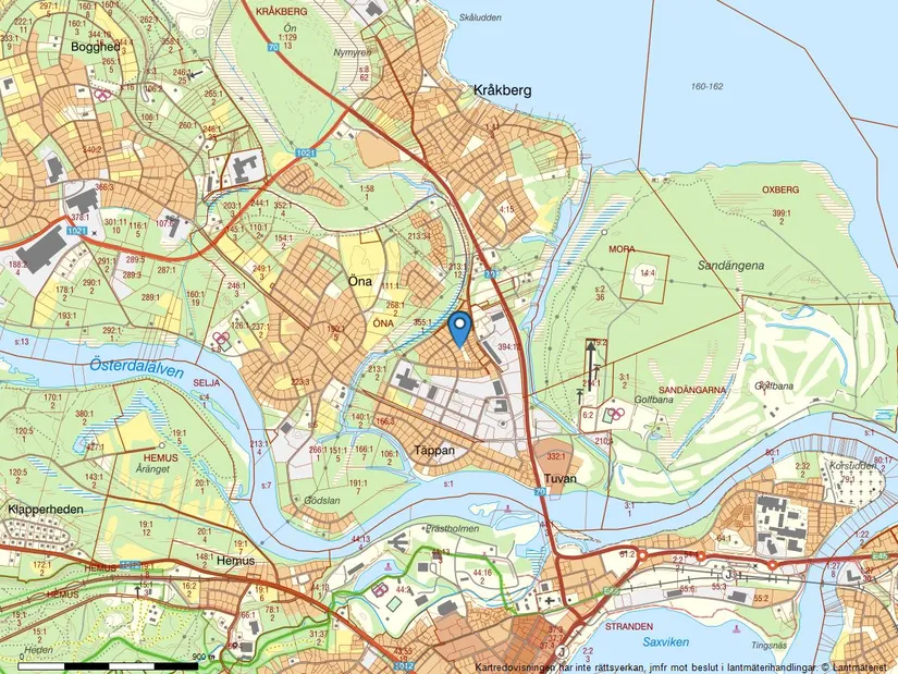 Radhus, Hansvägen 12, Öna, Mora