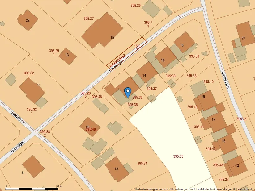 Radhus, Hansvägen 12, Öna, Mora
