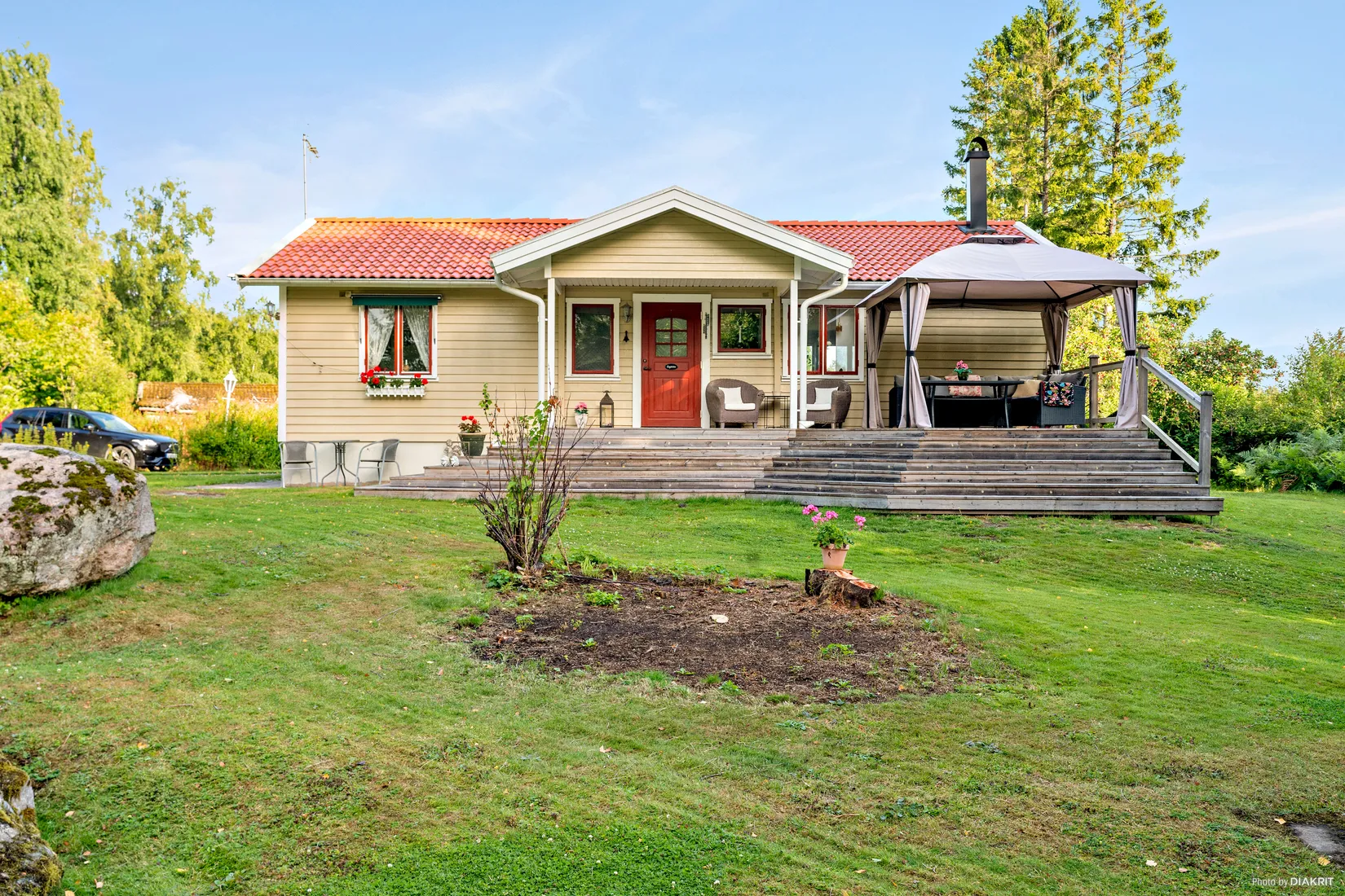 Villa, Svansjölidsvägen 17, Mark