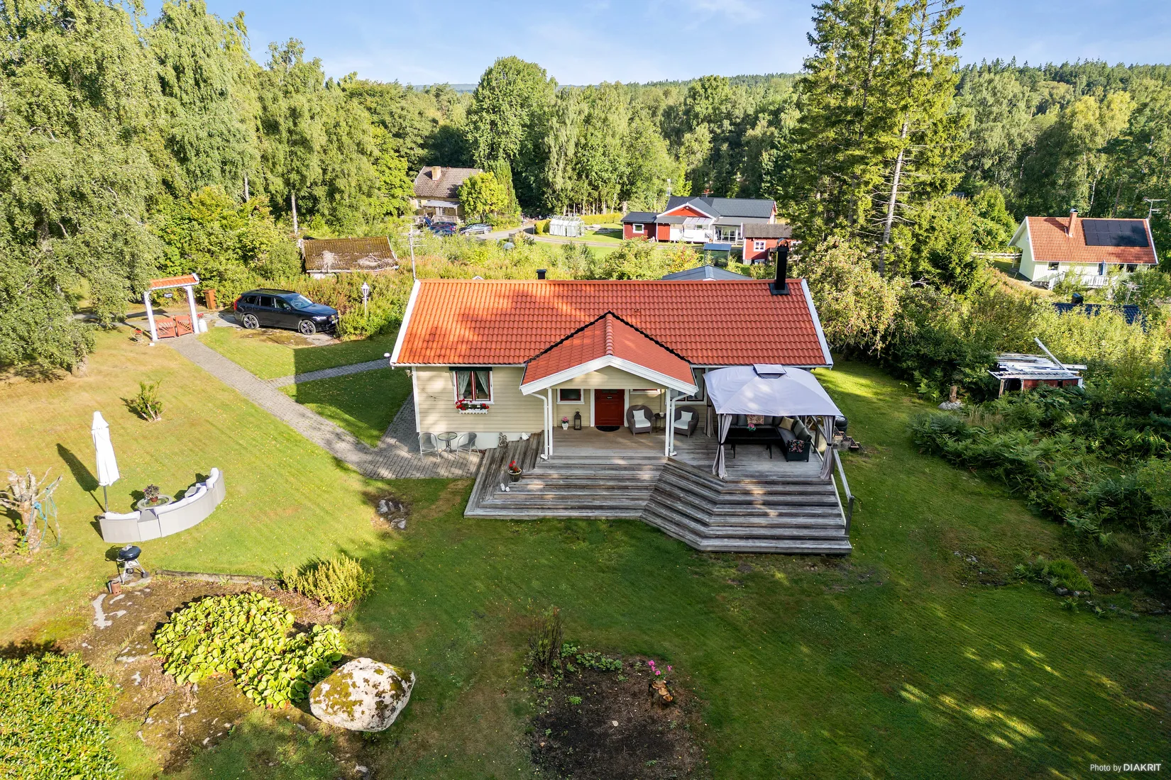 Villa, Svansjölidsvägen 17, Mark
