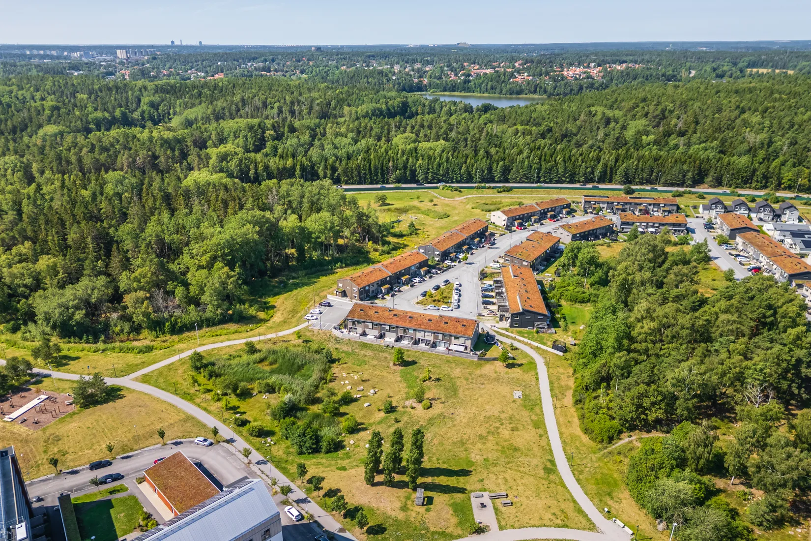 Radhus, Arningetorpsvägen 83, Hägerneholm, Täby