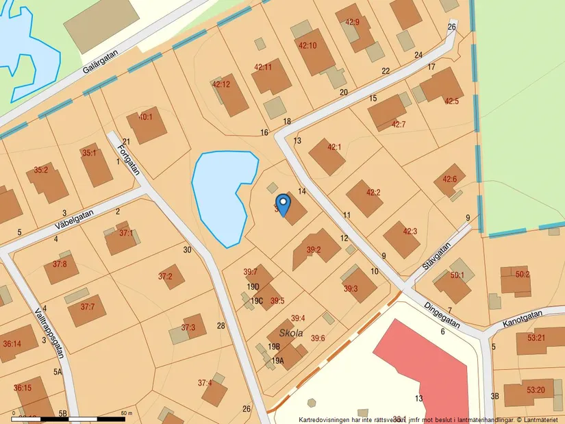 Villa, Dingegatan 14, Långedrag, Göteborg