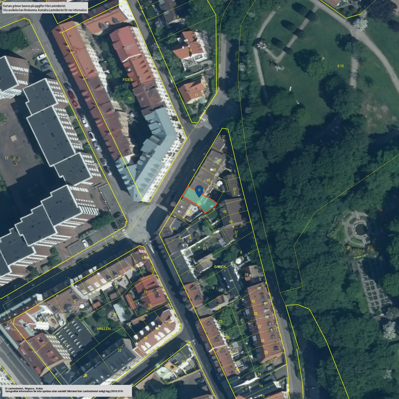 Radhus, Tågagatan 18B, Norr, Helsingborg