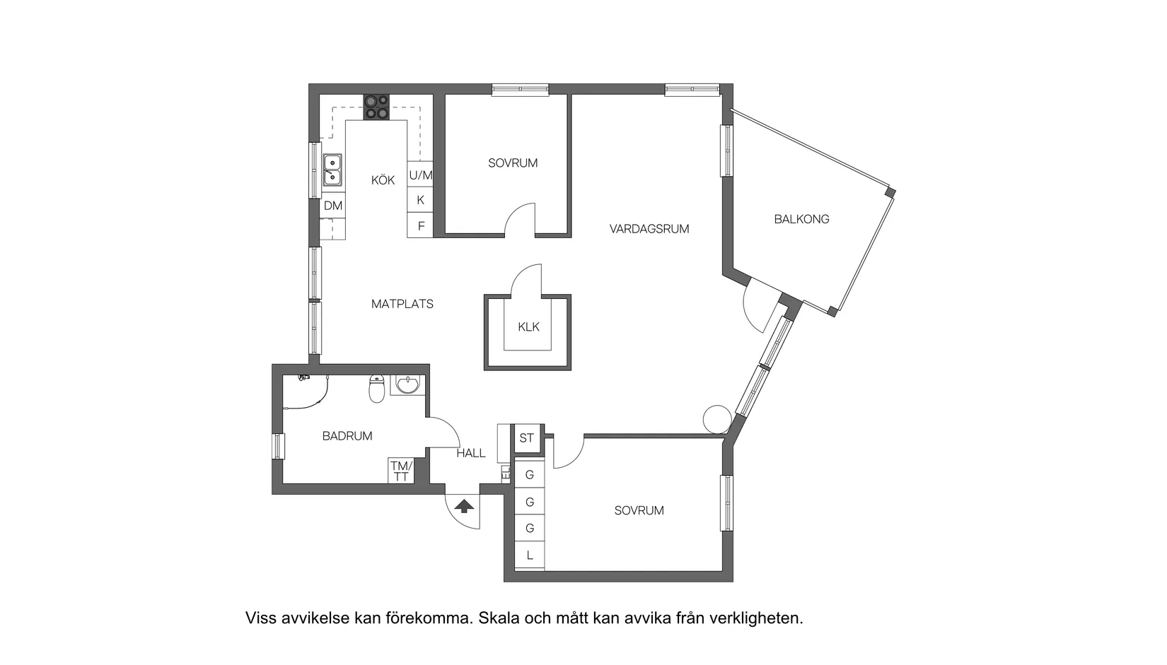 Bostadsrätt, Eleonoragatan 3, Norr, Eskilstuna