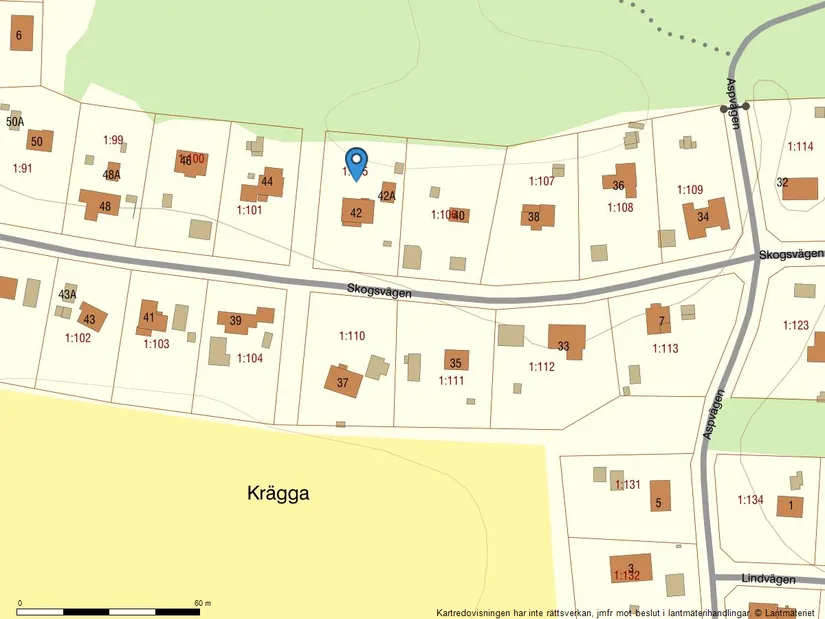 Villa, Skogsvägen 42, Bålsta Krägga, Håbo