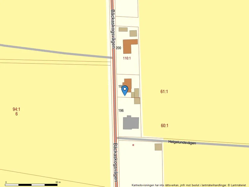 Villa, Bäckaskogsvägen 198 & Bäckaskogsvägen 196, Kristianstad