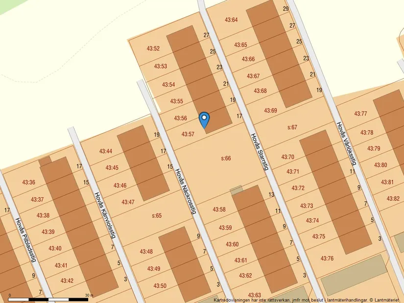 Radhus, Hovås starrstig 17, Hovås - Lyckhem, Göteborg