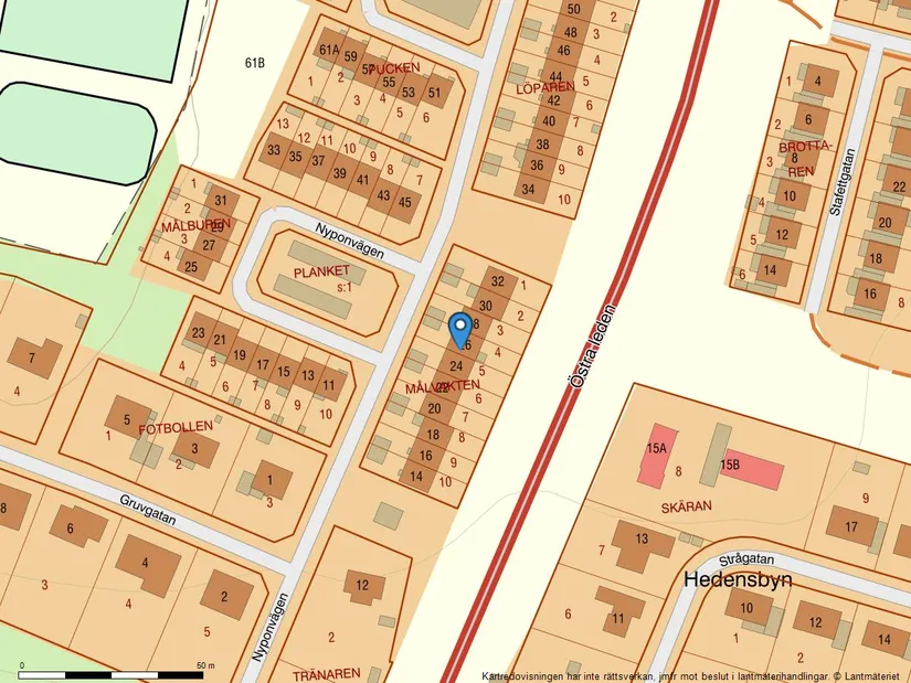 Radhus, Nyponvägen 26, Morön, Skellefteå