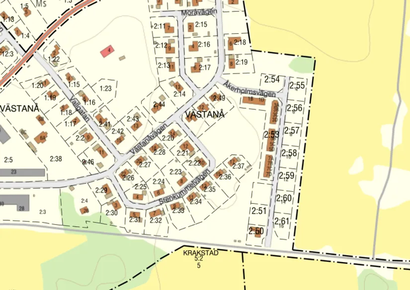 Tomt, Åkerholmsvägen 11, Hogstad, Mjölby