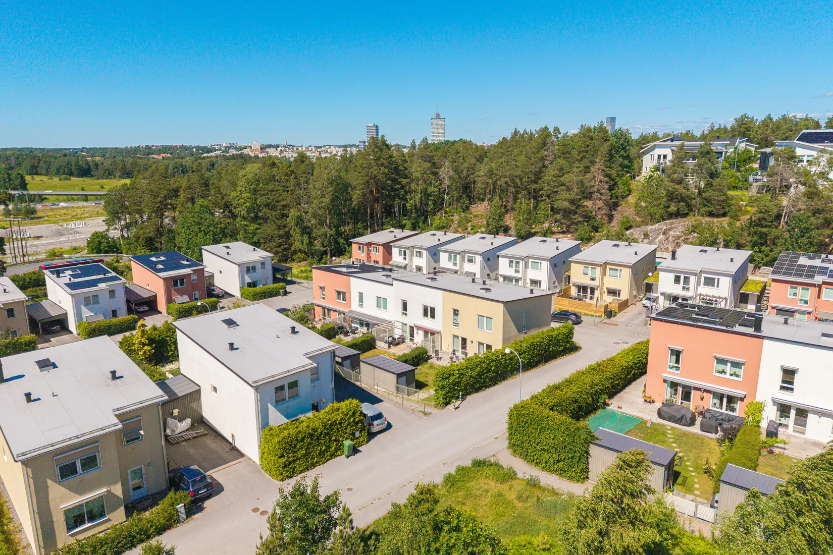 Radhus, Gåsörtsvägen 43, Ursvik, Sundbyberg