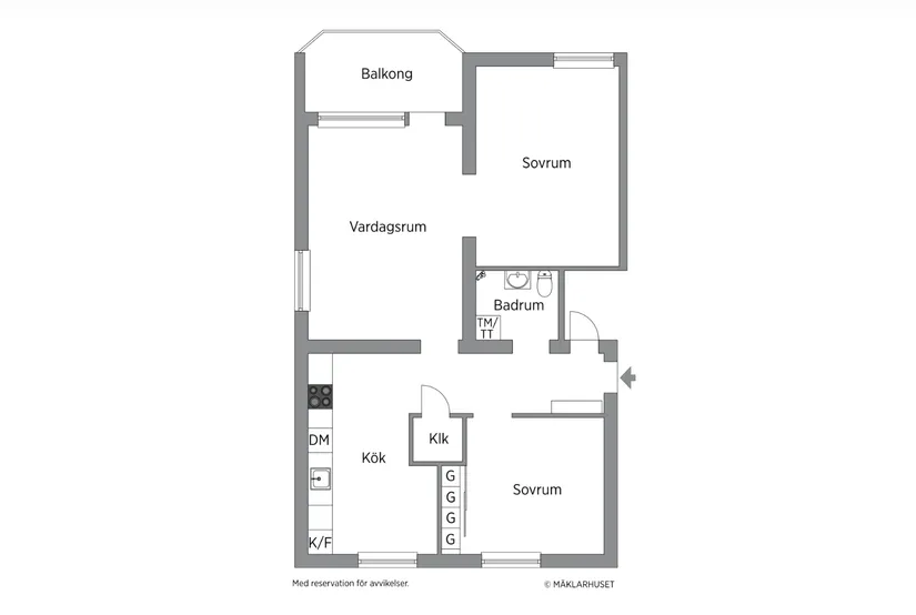 Bostadsrätt, Björkhemsgatan 37, Sjöbo, Borås